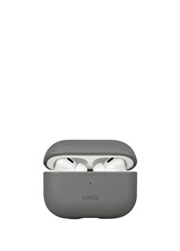 Lyden DS AirPods Pro 2 (2.Nesil) Gri Deri Kulaklık Kılıfı