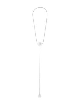 Silver Logo Detaylı Kadın Gümüş Kolye