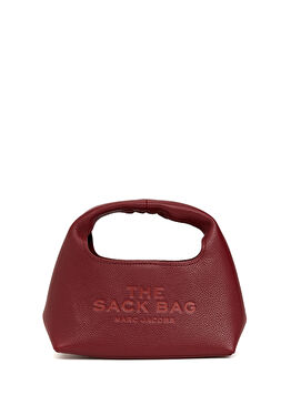 The Mini Sack Bordo Kadın Deri Çanta