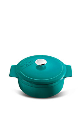 Kitchenware Profond Turkuaz Döküm Mini Güveç Tencere 12 cm