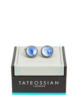 Mavi Silver Kol Düğmesi