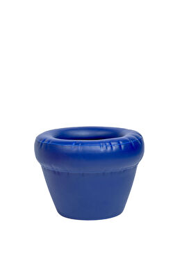 Pierre Indigo Matte Lacivert Seramik Saksı