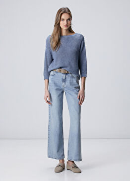 Mavi Wide Leg Denim Pantolon