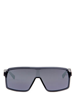 Burcu Esmersoy x Hermossa HM 1583 C 3 Aynalı Gümüş Asetat Kadın Güneş Gözlüğü