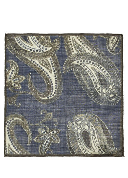 Kahverengi Yün Poşet Mendil