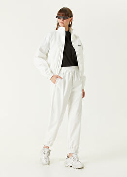 Beyaz Logolu Spor Pantolon