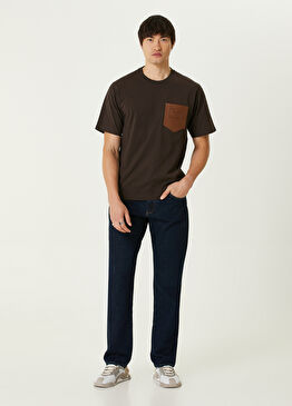 Lacivert Garni Detaylı Jean Pantolon