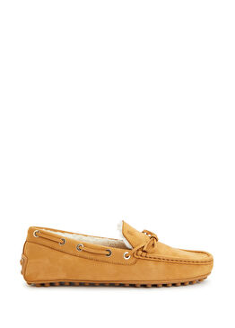 City Gommino Taba Kadın Deri Loafer