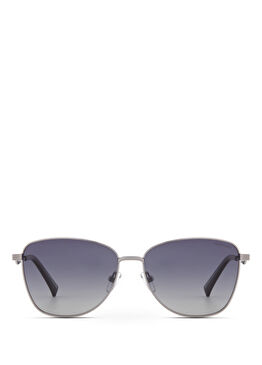 DS 2334 C3 Gri Siyah Metal Kadın Güneş Gözlüğü