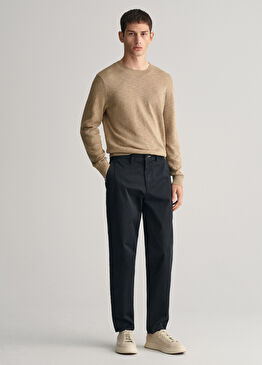 Siyah Regular Fit Erkek Chino Pantolon
