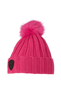 W Limelight Pembe Ponponlu Kadın Bere