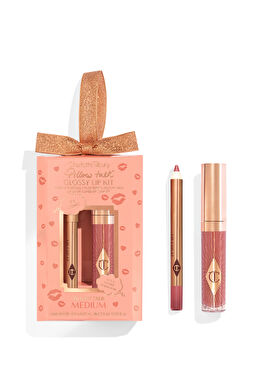 Mini Glossy Lips Duo - Pillow Talk Medium