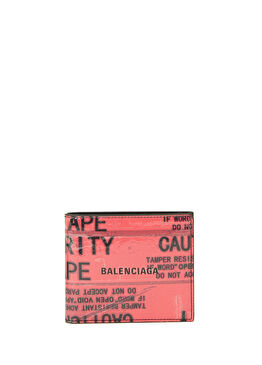 Kırmızı Siyah Erkek Deri Cüzdan