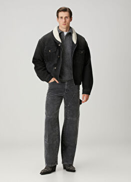 Lorson Siyah Jean Pantolon