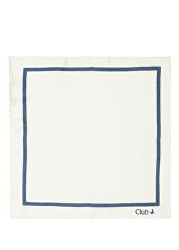 Beyaz İpek Poşet Mendil