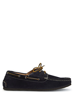 Lacivert Erkek Deri Loafer