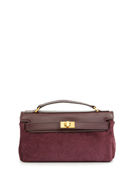 Velmor Bordo Kadın Deri Çanta