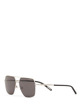 CR 80046 C4 Pilot Gümüş Metal Erkek Güneş Gözlüğü
