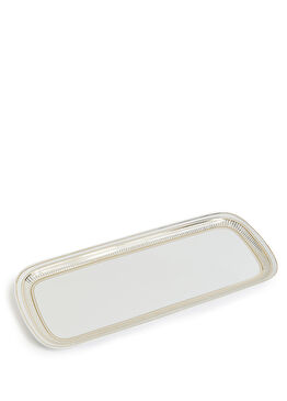 Osiris Beyaz Gold Porselen Tabak