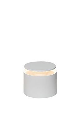 Beyaz Push-Up Şarjlı Led Masa Lambası