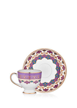 Sultani 12 Parça 6 Kişilik Porselen Kahve Fincan Takımı 110 ml