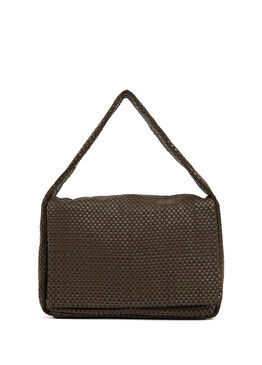 Lattice Kahverengi Kadın Deri Çanta
