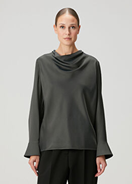 Koyu Gri Bluz