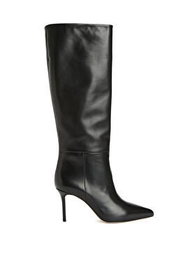 Siyah Kadın Deri Çizme