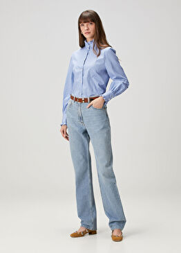 Açık Mavi Jean Pantolon