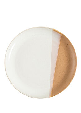 Naturally Bej Stoneware Servis Tabağı