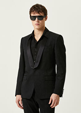 Siyah Şal Yaka Yün Smokin Ceketi