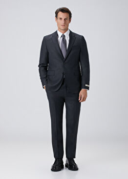 Drop 7 Antrasit Yün Takım Elbise