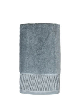 Poppy Mavi Pamuklu Banyo Havlusu 90 x 150 cm