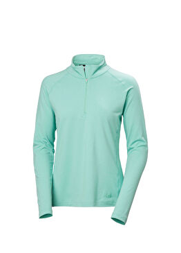 W Tyri Knit Yarım Fermuarlı Lagoon Kadın Spor Sweatshirt