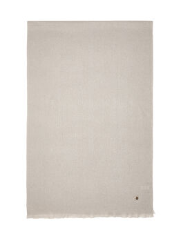 Gri Yün Karışımlı Kadın Şal