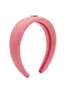 Pembe Logo Detaylı Kız Çocuk Taç