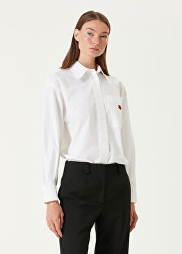 Boke Flower Beyaz Gömlek