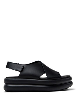 Pelotas Flota Up Siyah Deri Kadın Spor Sandalet K201727-001