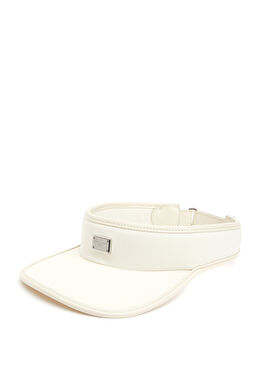 Kırık Beyaz Logo Patchli Erkek Şapka