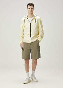 Koyu Bej Kargo Cepli Bermuda