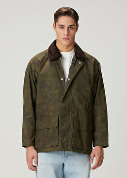 Kahverengi Kamuflaj Desenli Mont