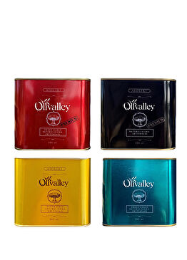 2 Premium & 2 Soğuk Sıkım Naturel Sızma Zeytinyağı 4 x 500 ml