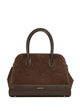 Kahverengi Kadın Süet Çanta