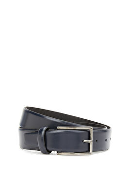 Lacivert Erkek Deri Kemer