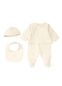 Bej Erkek Bebek 3lü Tulum Seti