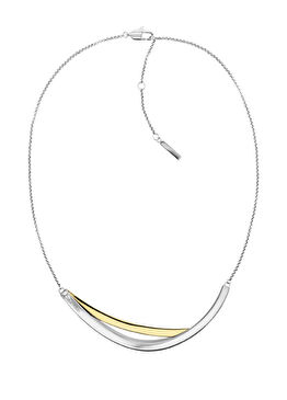 CKJ35000847 Altın Rengi Metalik Gri Çelik Kadın Kolye