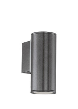 Rıga Antrasit Galvanizli Çelik Dış Mekan Duvar Aplik Aydınlatması