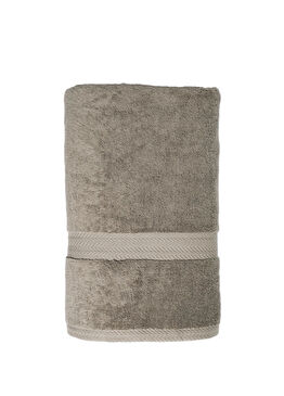Laure Taş Rengi Pamuklu Banyo Havlusu 90 x 150 cm