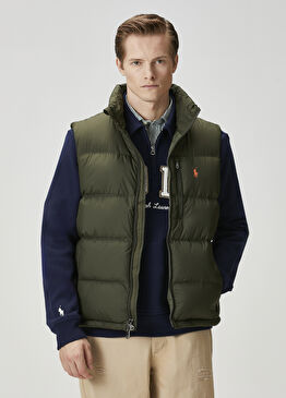 Koyu Yeşil Puff Yelek