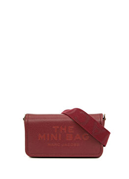 The Mini Bordo Kadın Deri Çanta